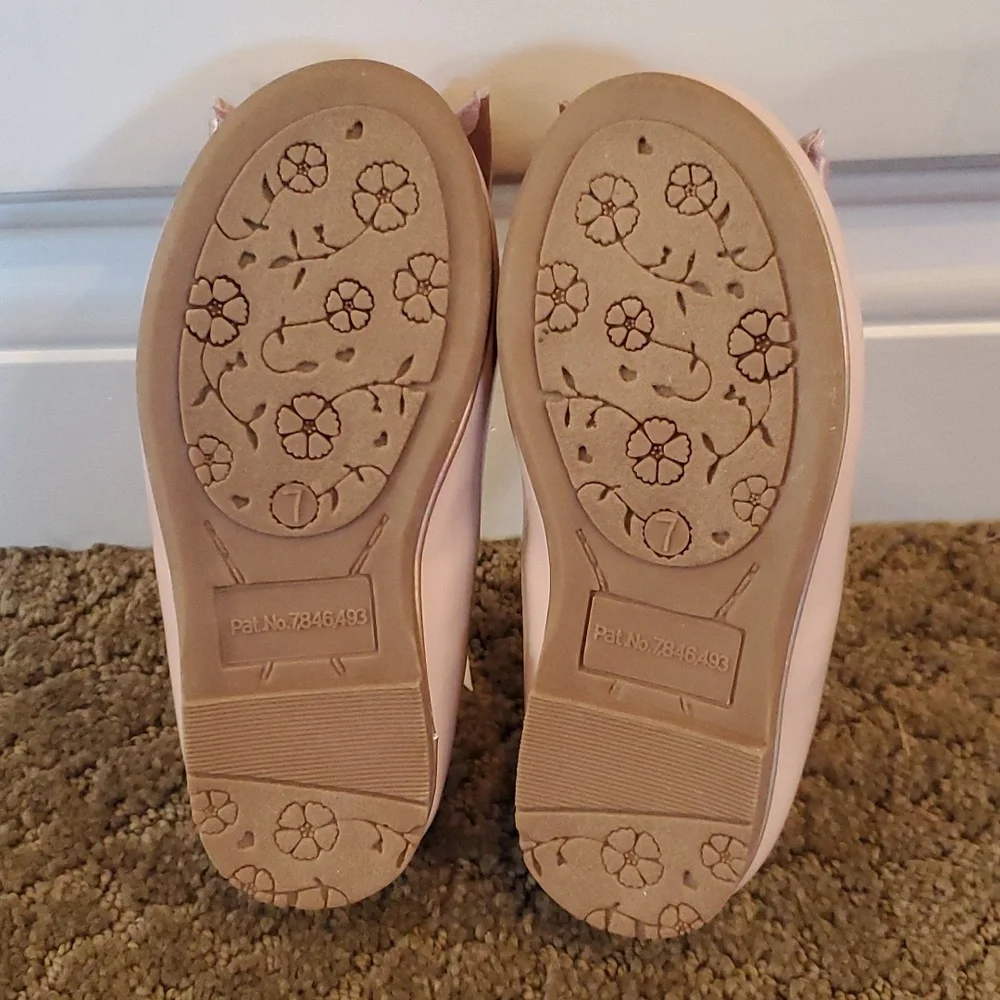Toddler Girls Falls Creek BELLA Blush Patent Ballet Flats Dress Shoes Size 9 NWT